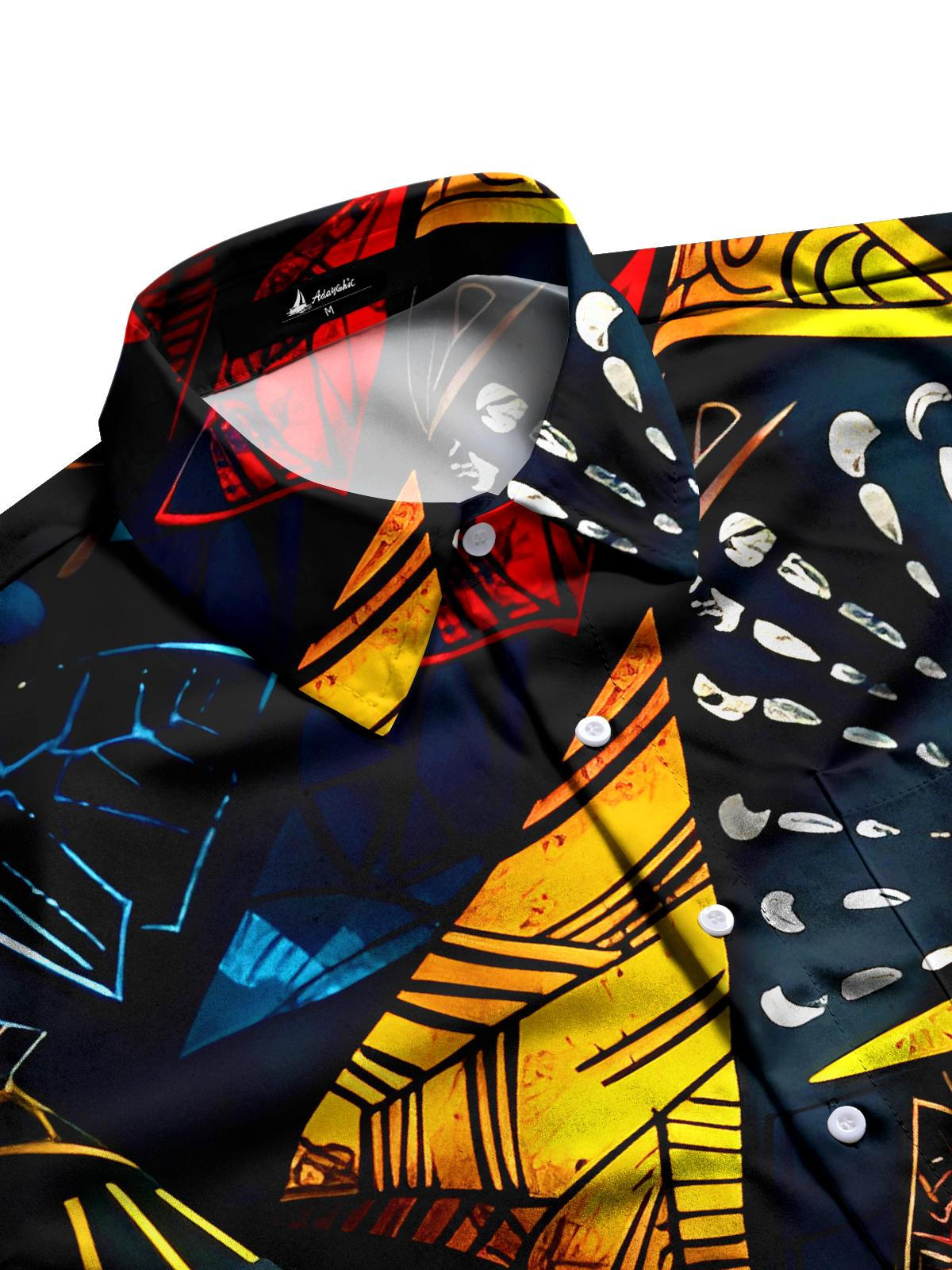 Geometry Men's Pocket Short Sleeve Shirts