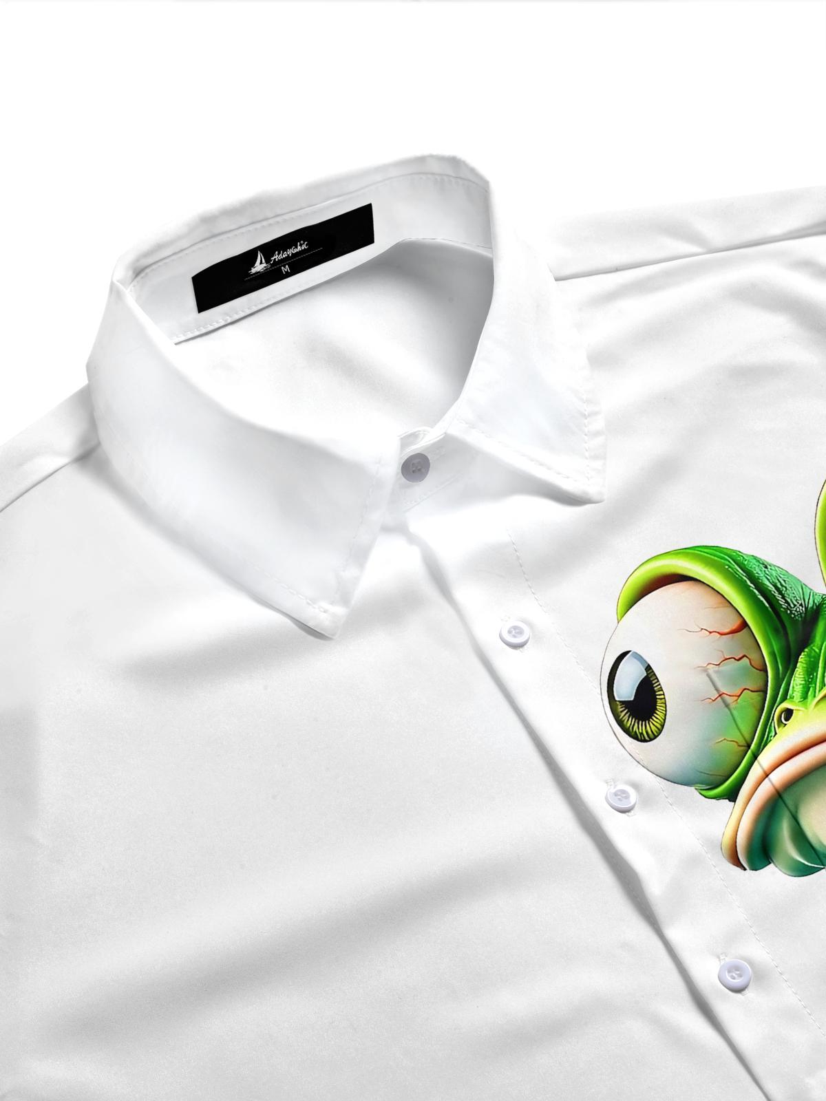 men's short sleeve shirt side view