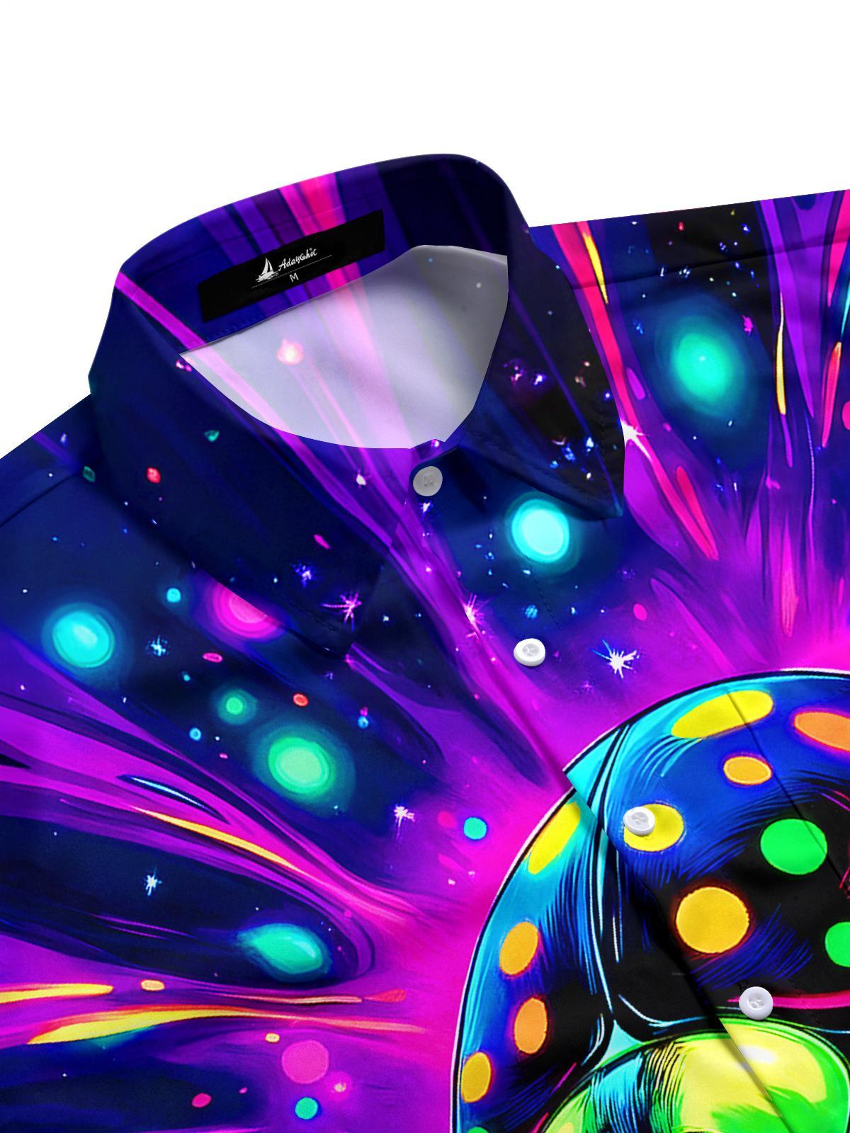 men's short sleeve shirt side view