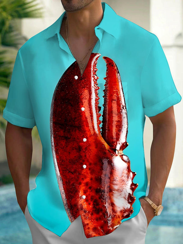 men's shirt front view