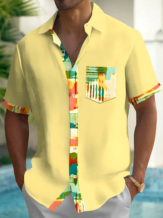men's tye dye shirt back view