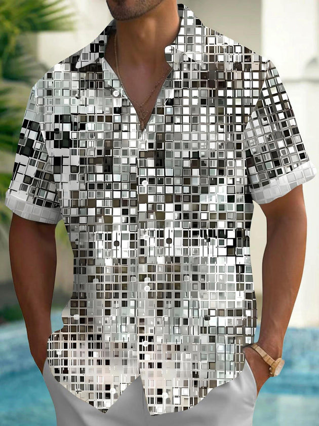 men's shirt front view