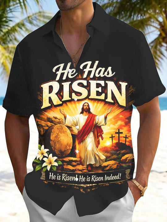 men's shirt front view