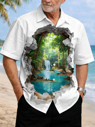 men's shirt front view