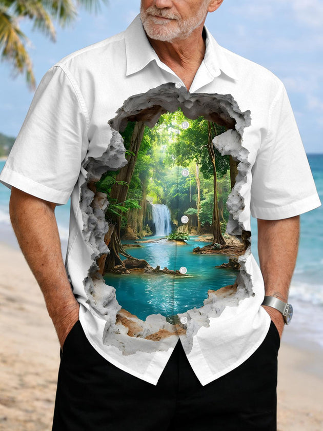 men's shirt front view
