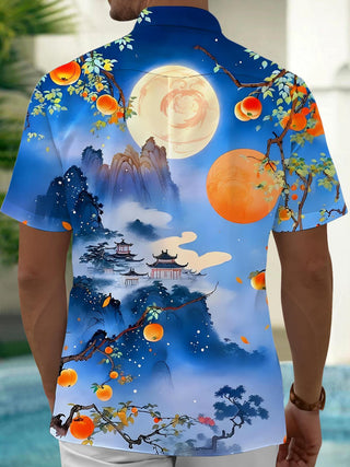 men's short sleeve shirt side view