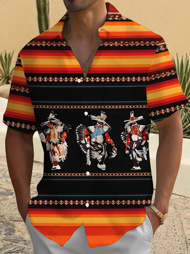 men's vintage style shirt front view
