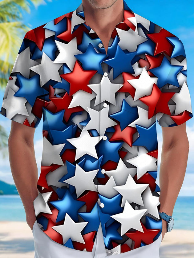 men's shirt front view Independence Day