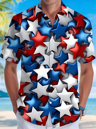 men's shirt front view Independence Day