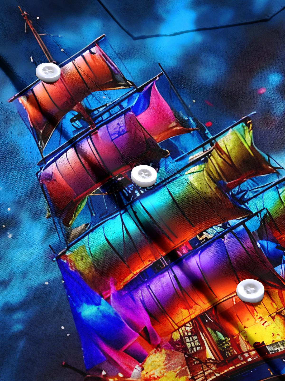 Boat Men's Pocket Short Sleeve Shirts