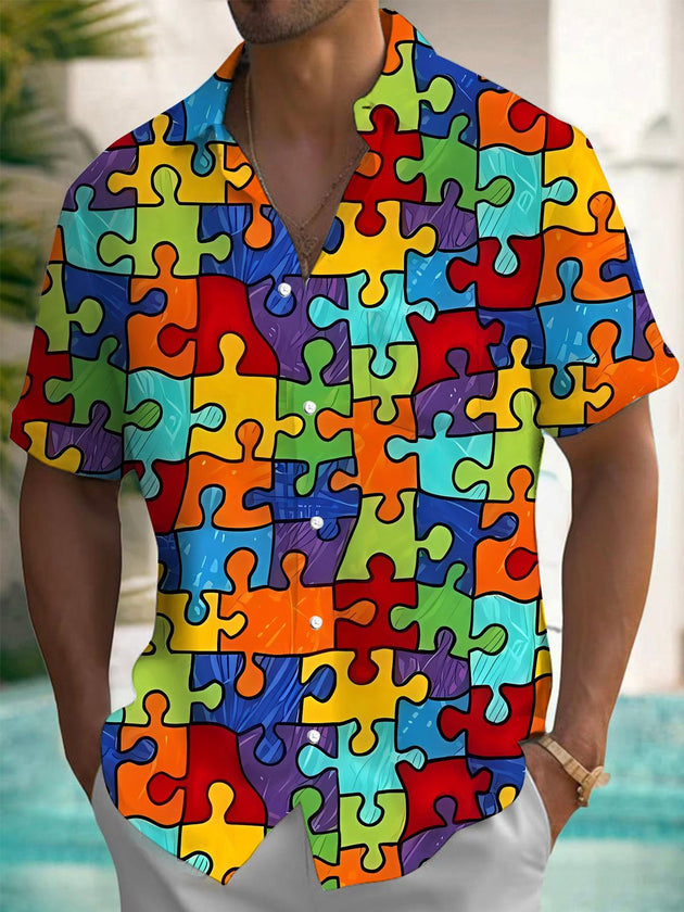 men's shirt front view