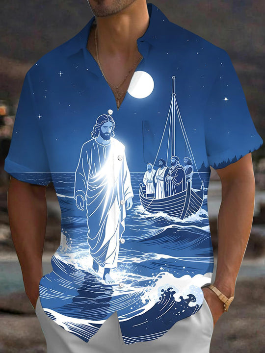 men's shirt front view