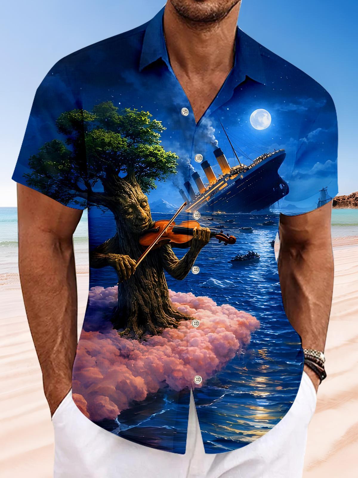 men's shirt front view