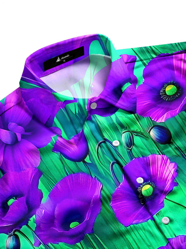 men's tropical shirt side view
