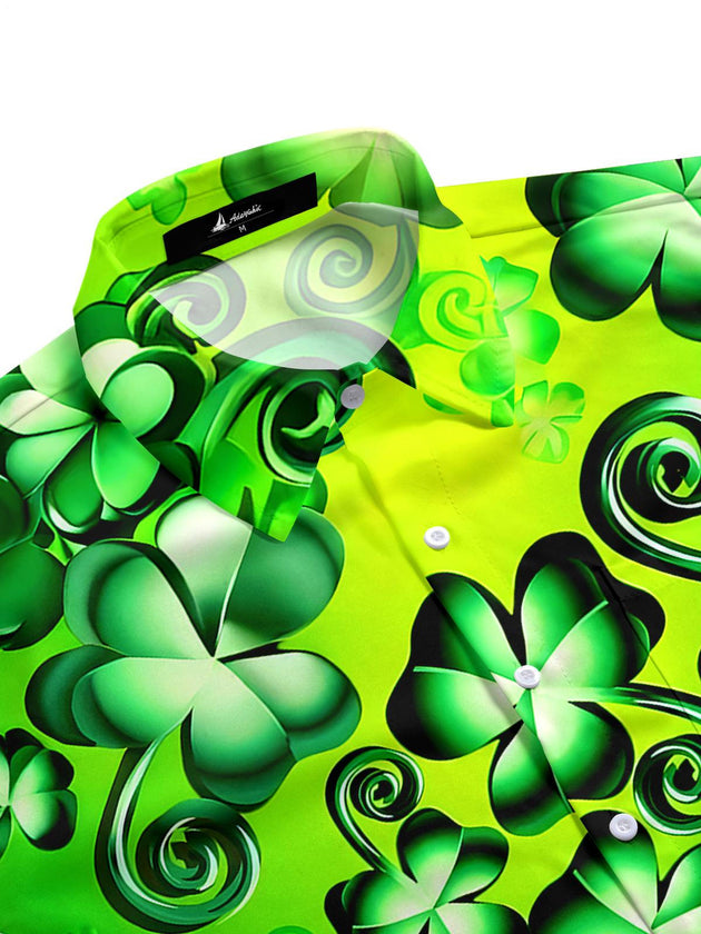 men's short sleeve shirt side view