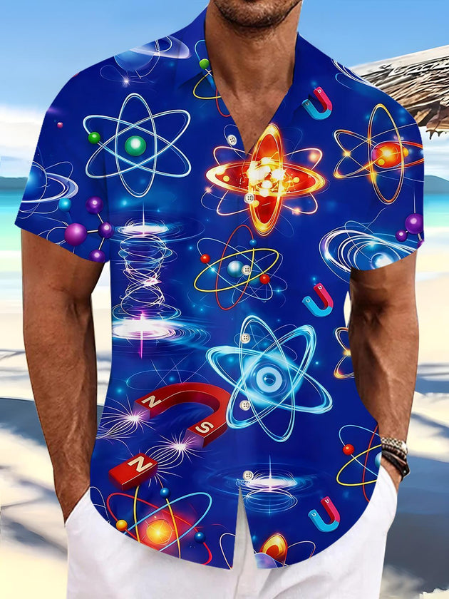 Physics Men's Pocket Short Sleeve Shirts