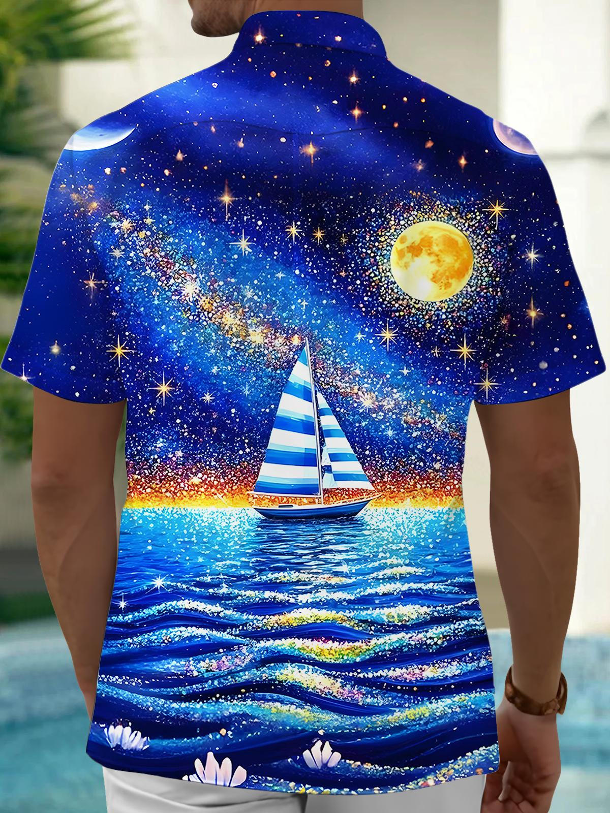 Boat Men's Pocket Short Sleeve Shirts