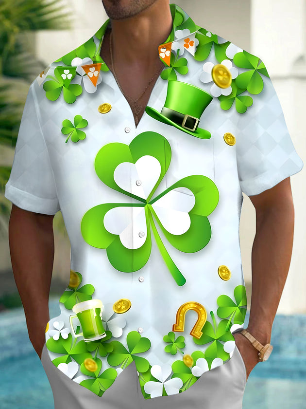 men's shirt front view