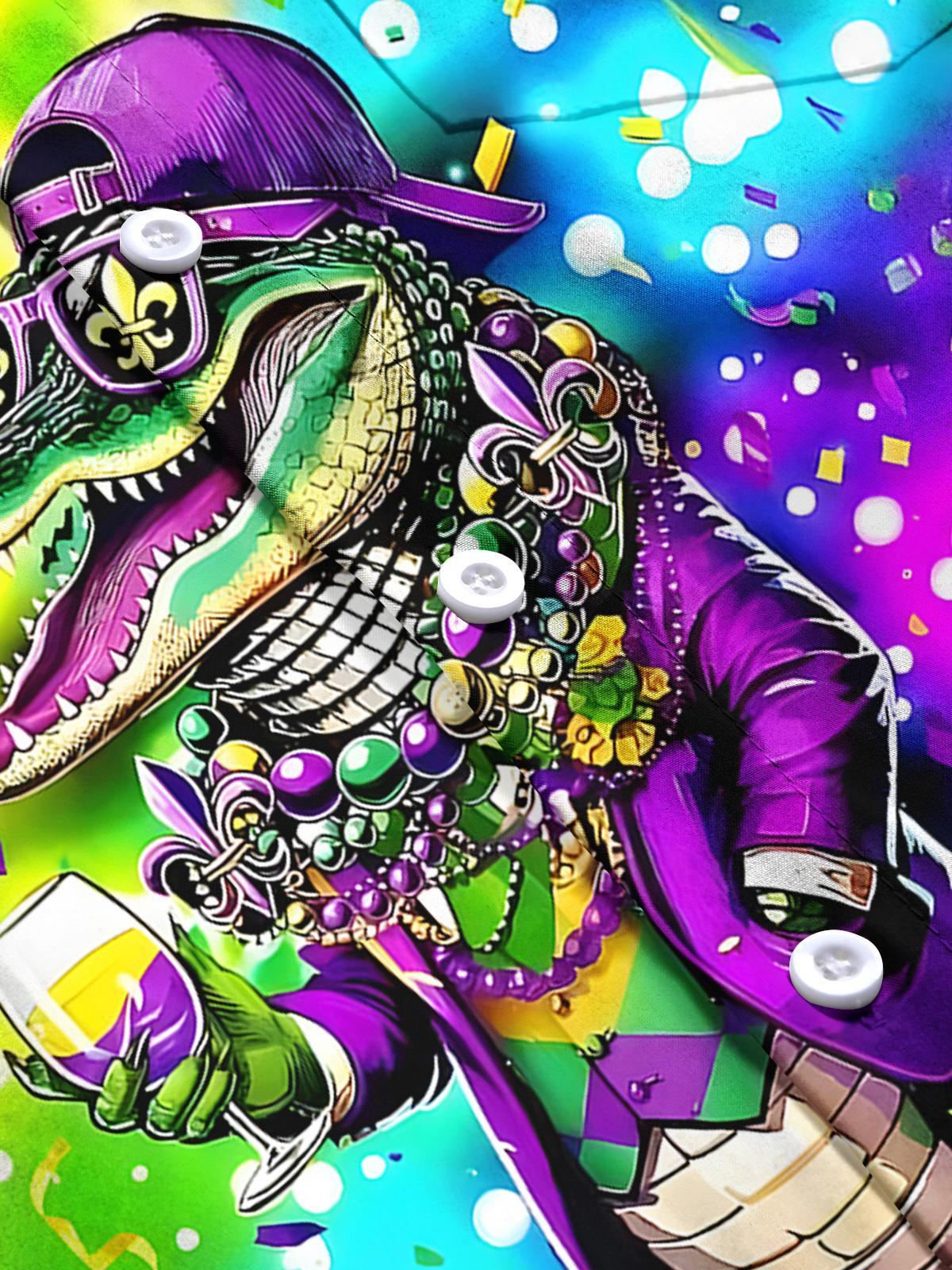 Crocodile Men's Pocket Short Sleeve Shirts