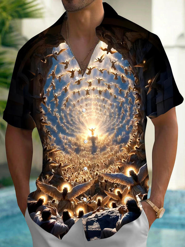 men's shirt front view