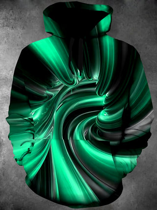 men's printed sweatshirt shirt back view