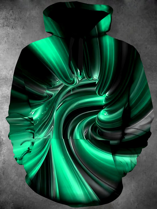 men's printed sweatshirt shirt back view