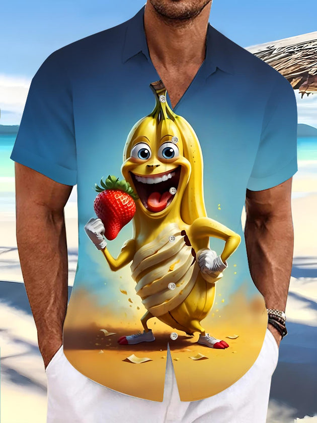 men's shirt front view