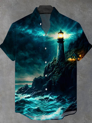 men's shirt front view