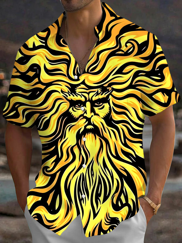 men's shirt front view