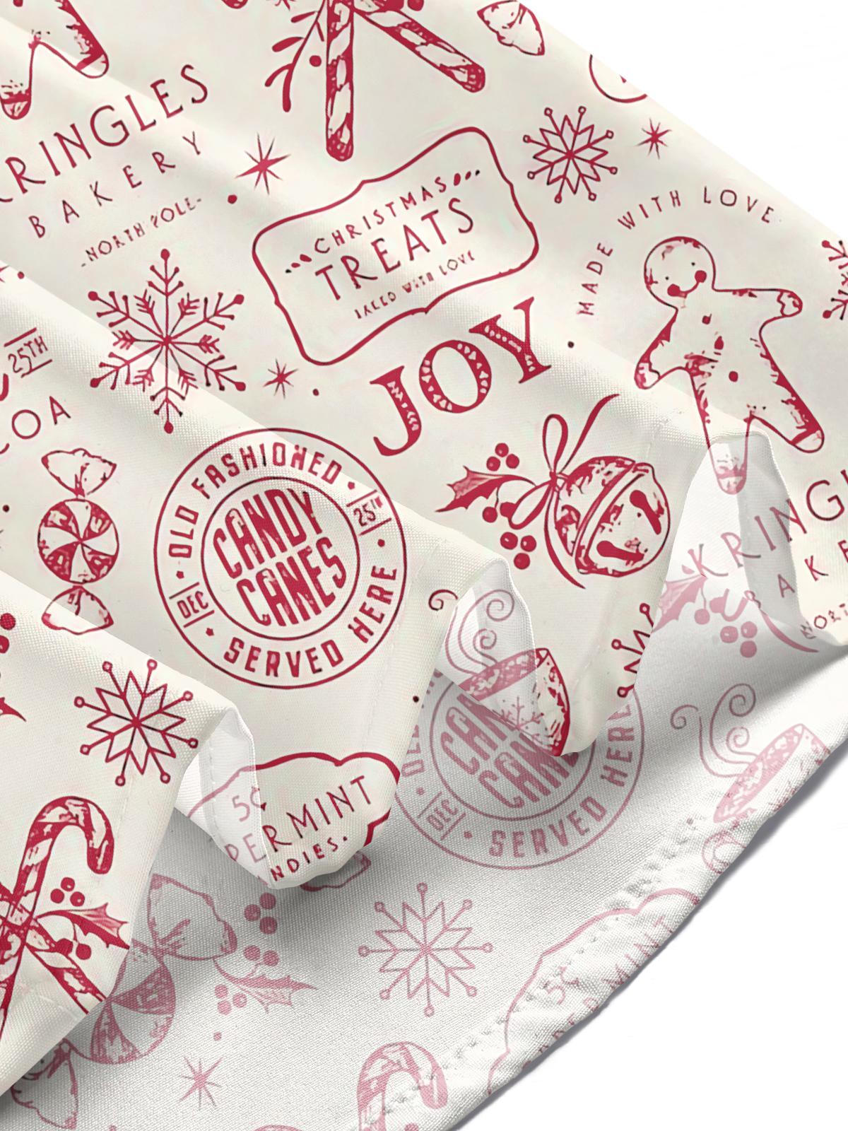 Christmas Print Men's Pocket Long Sleeve Shirts