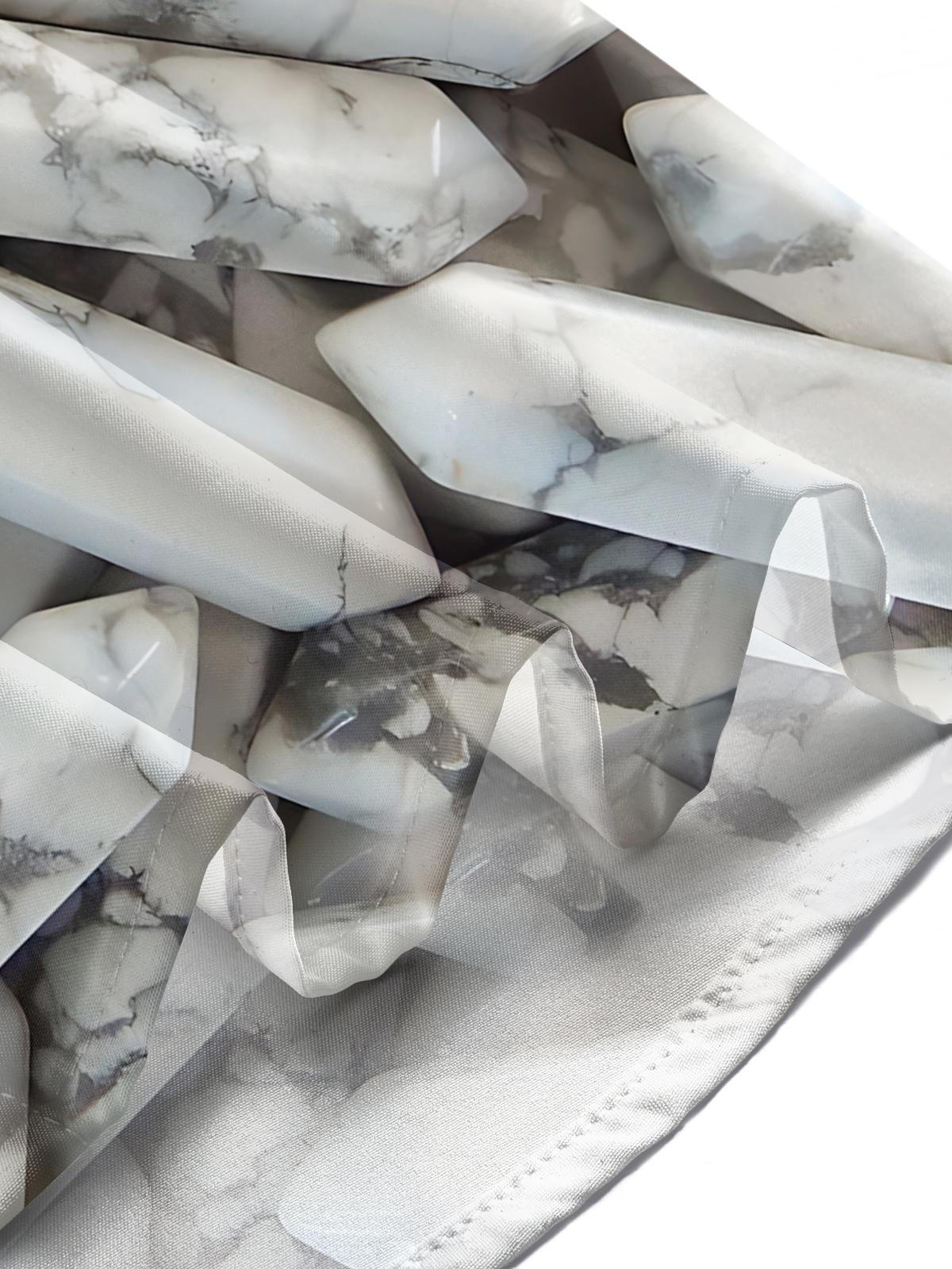 Crystal Print Men's Pocket Short Sleeve Shirts