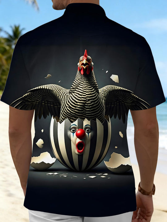 men's pocket shirt back view