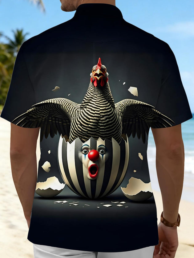 men's pocket shirt back view