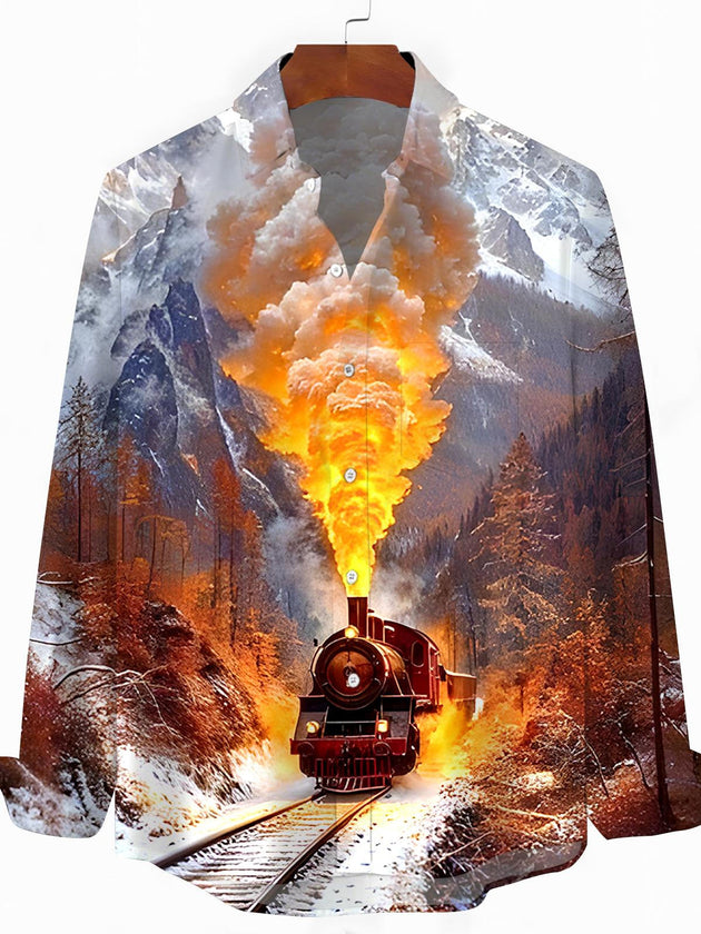 men's shirt front view