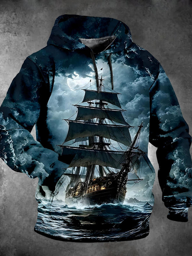 men's graphic sweatshirt shirt front view
