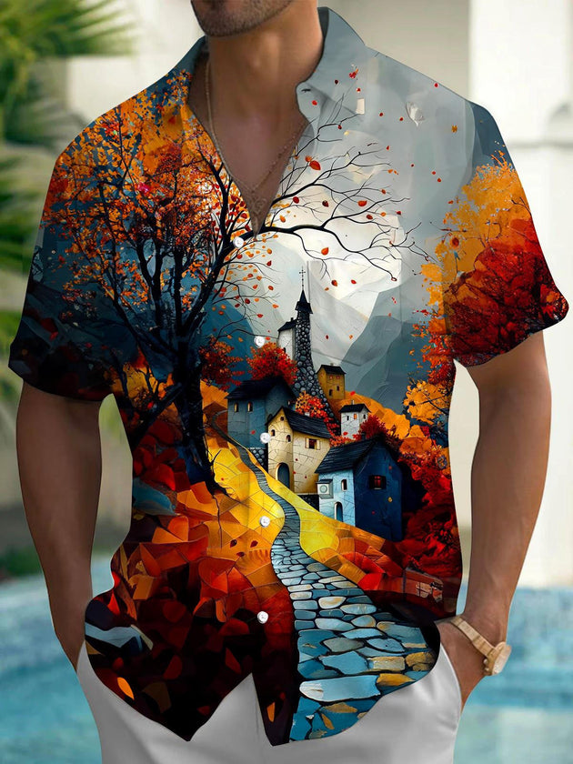 men's shirt front view