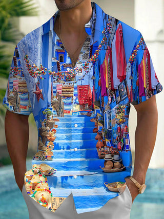 men's shirt front view