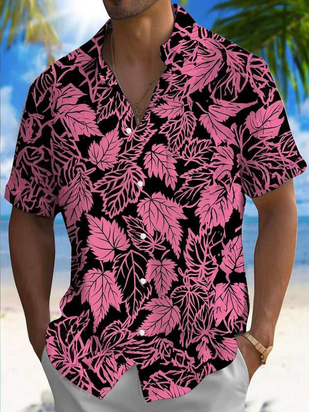 men's patterned sweater shirt front view