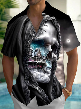 men's Halloween shirt front view costume