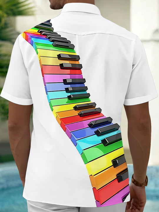 men's pocket shirt back view