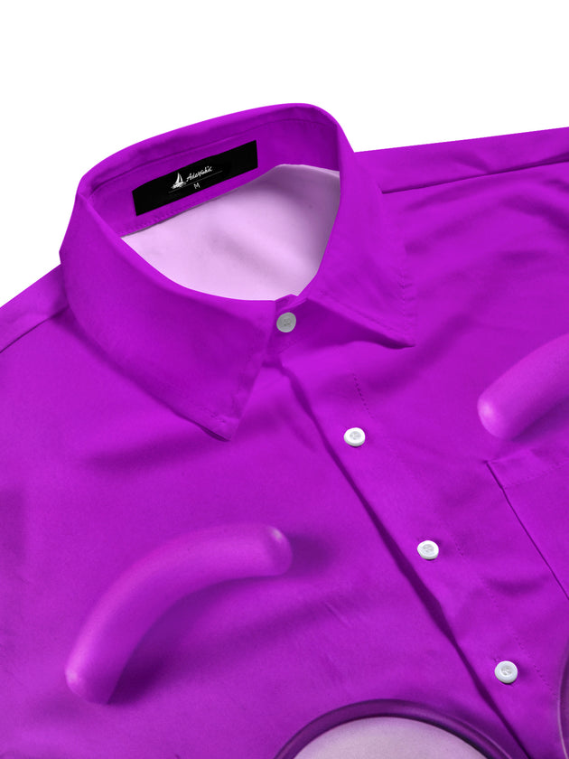 men's short sleeve shirt side view