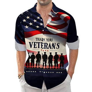 men's button up shirt Independence Day view 16