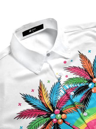 men's short sleeve shirt side view