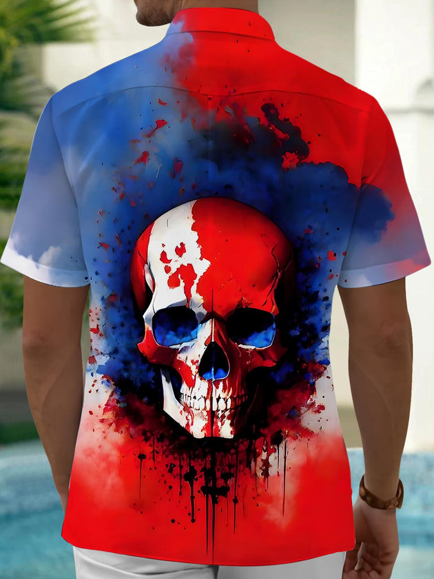 men's tye dye shirt back view