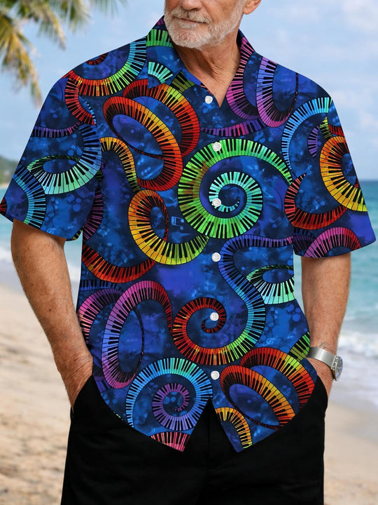 men's shirt front view