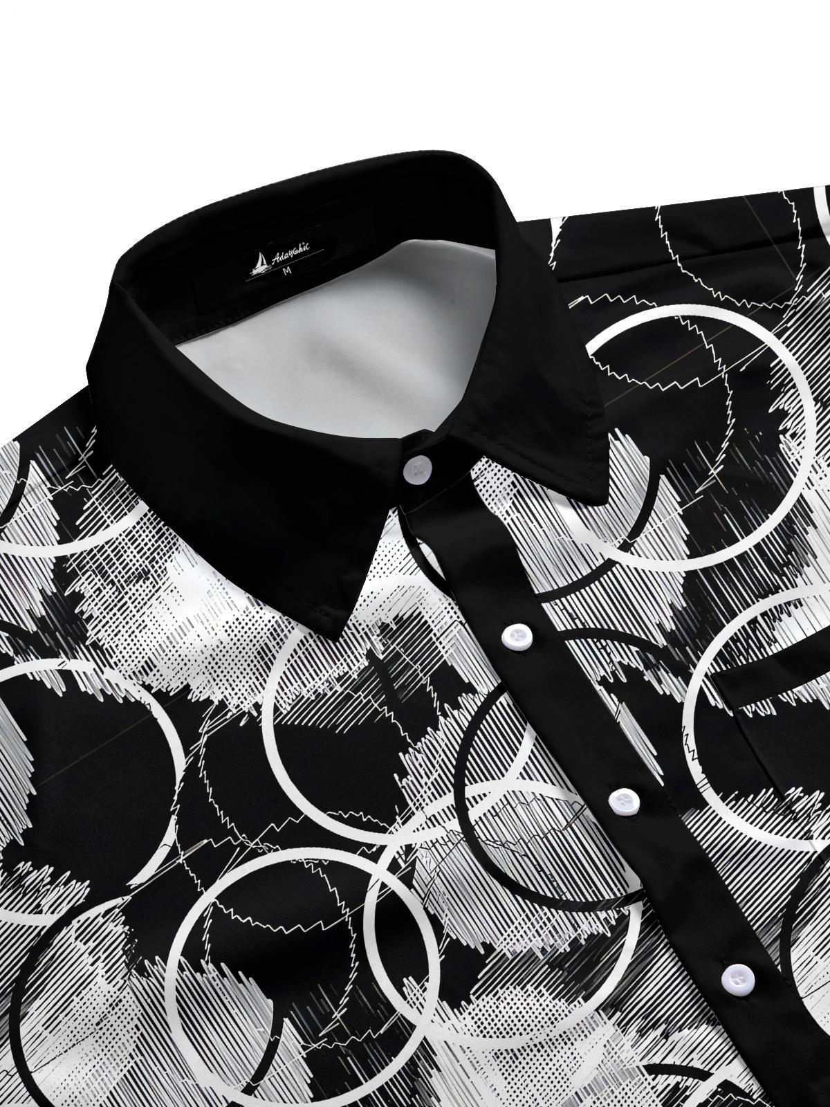 men's short sleeve shirt side view