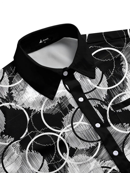 men's short sleeve shirt side view