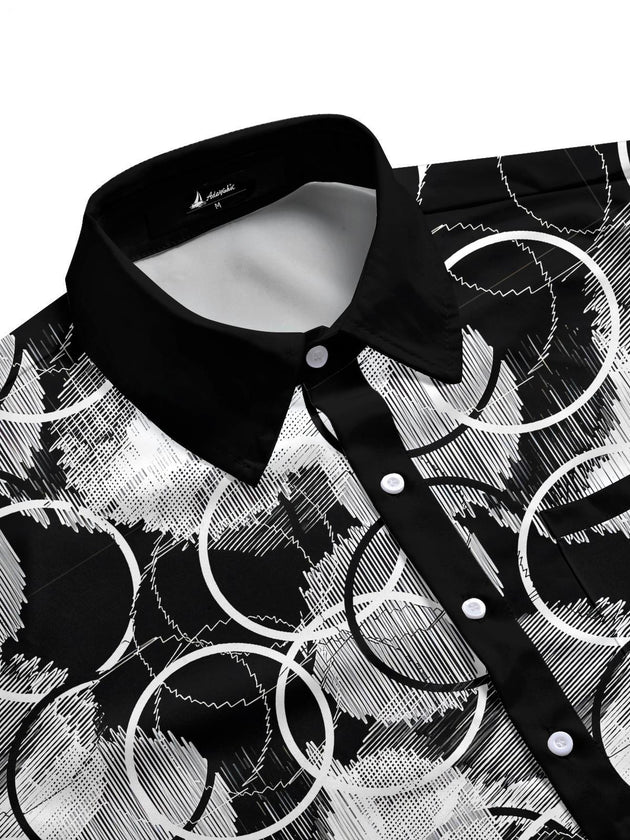 men's short sleeve shirt side view