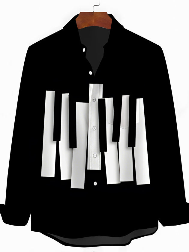 men's shirt front view
