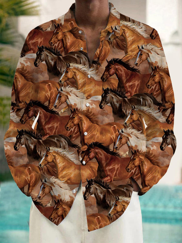 men's shirt front view